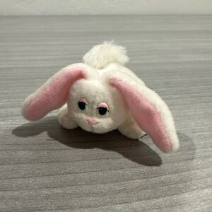 VTG Pound Bunnies 1996 White Mini Plush Bunny for Your Pocket Stuffed
2" Toy